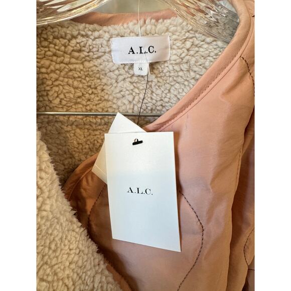 ALC Emory II Onion Quilted Faux Fur Lined Jacket NWT Size XL $495 MSRP - Picture 3 of 10